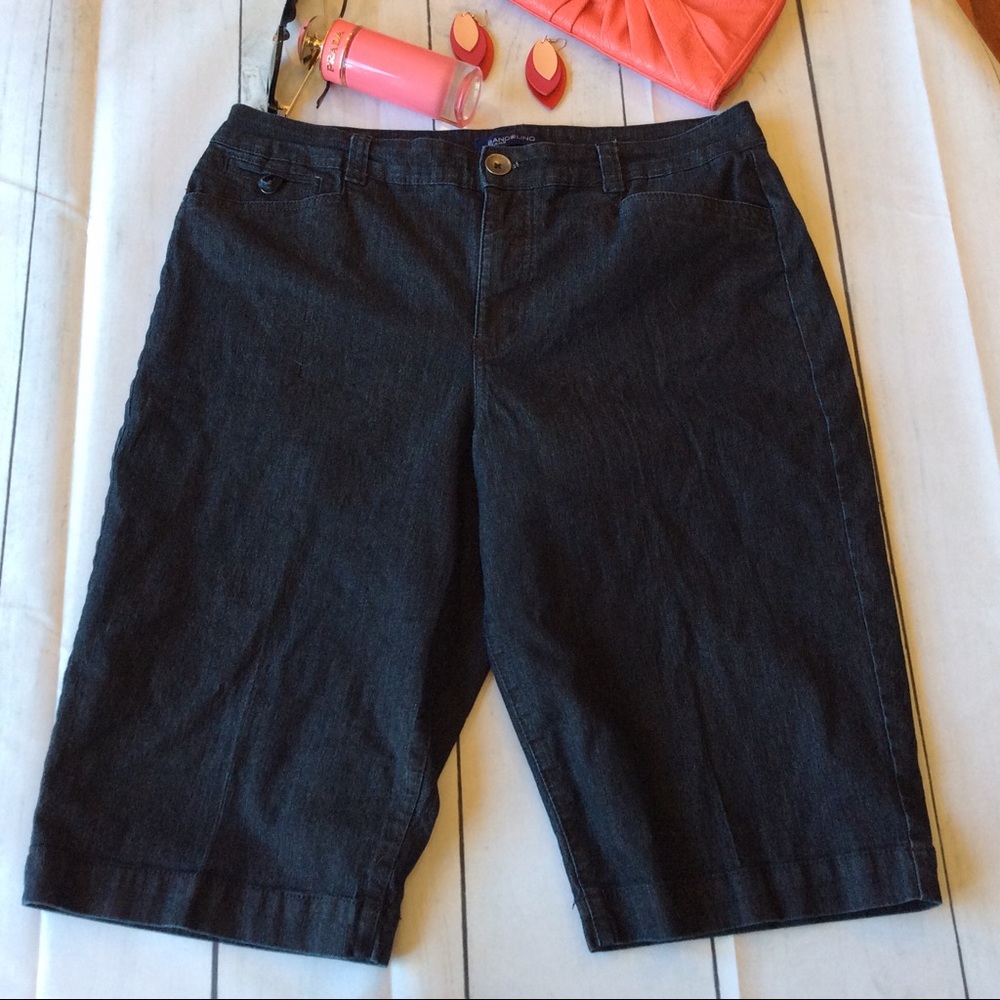 Bandolino dark denim Bermuda Ivette shorts 12